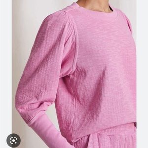 NWT Apiece Apart Olomouc Sweatshirt in Peony Pink, size small S